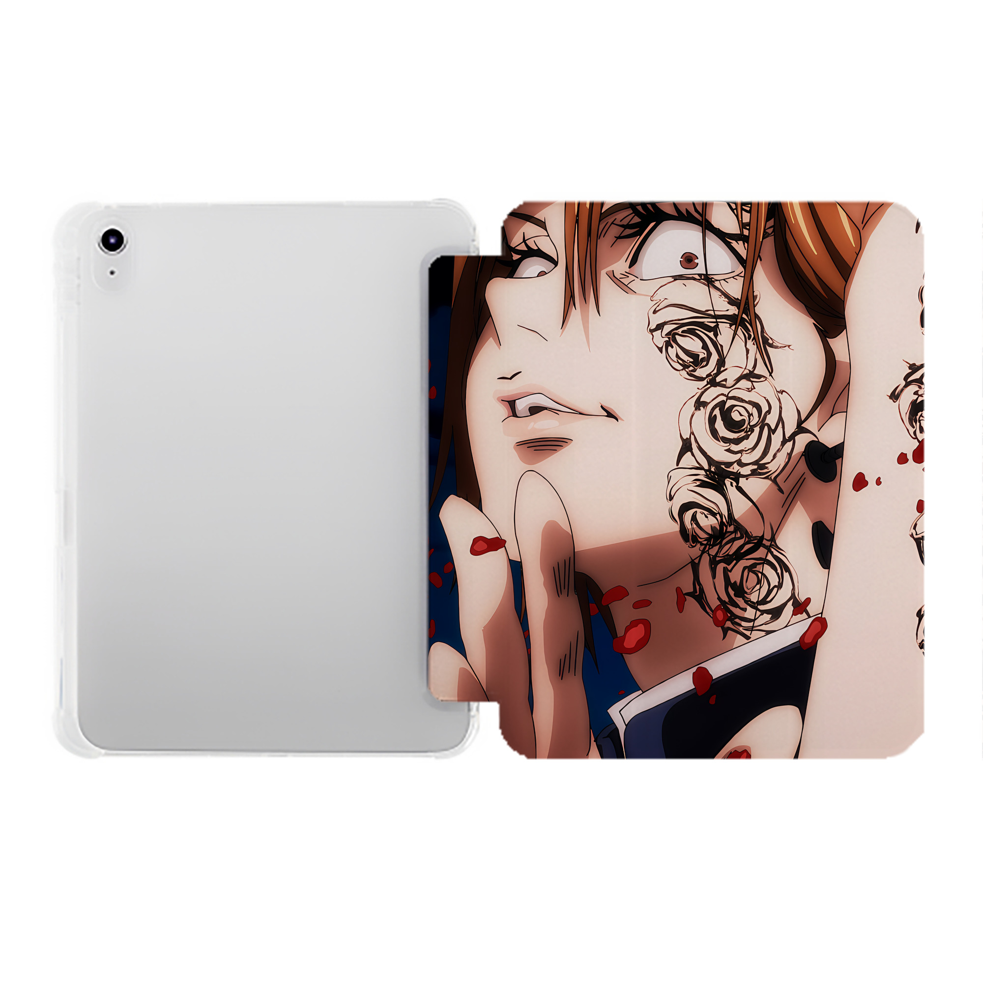 （画像用） SPY×FAMILY间谍家家酒 IPad ケース ペン収納付き 三つ折りスタンド PUレザー×シリコン 対応機種9.5/10.5/10.9インチ